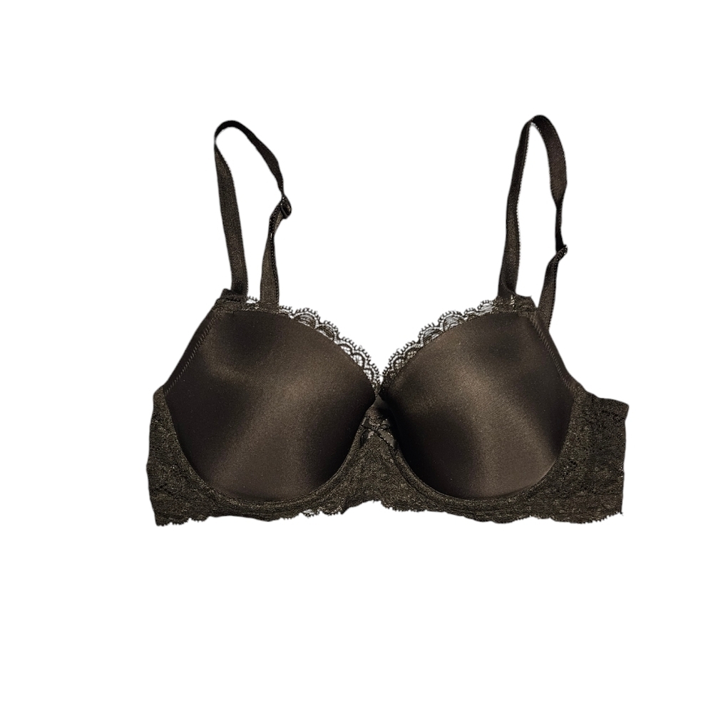 💕Victoria's Secret 32D 32 D lace t-shirt Bra angel's dream lined demi